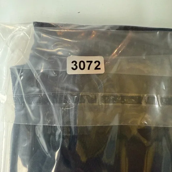 Chicos Pants Womens 1.5 10 Black Linen Cotton Stretch Cargo Crop Elastic Waist - Picture 15 of 15